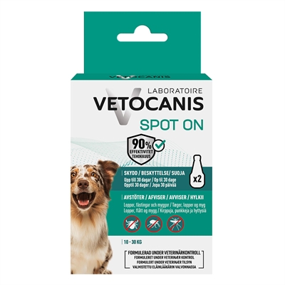 Vetocanis Anti-parasit Spot On Til Hunde På 10-30 Kg